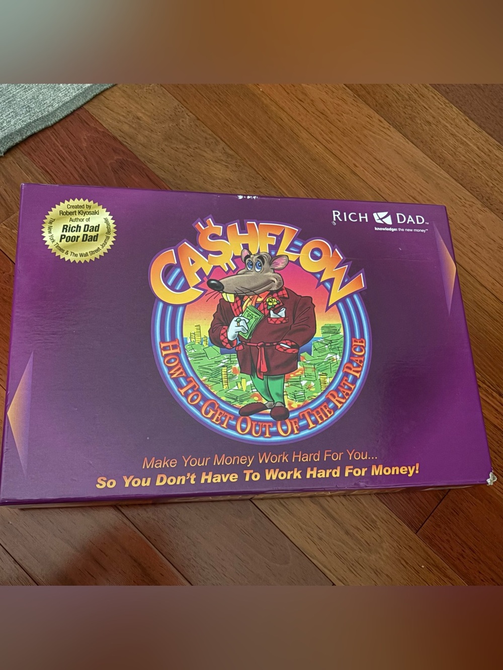 Rich Dad CASHFLOW 101 Board Game 100% Complete Robert Kiyosaki Rat Race